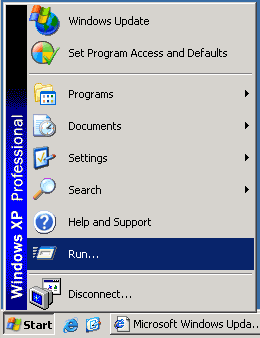 windows start run registry editor